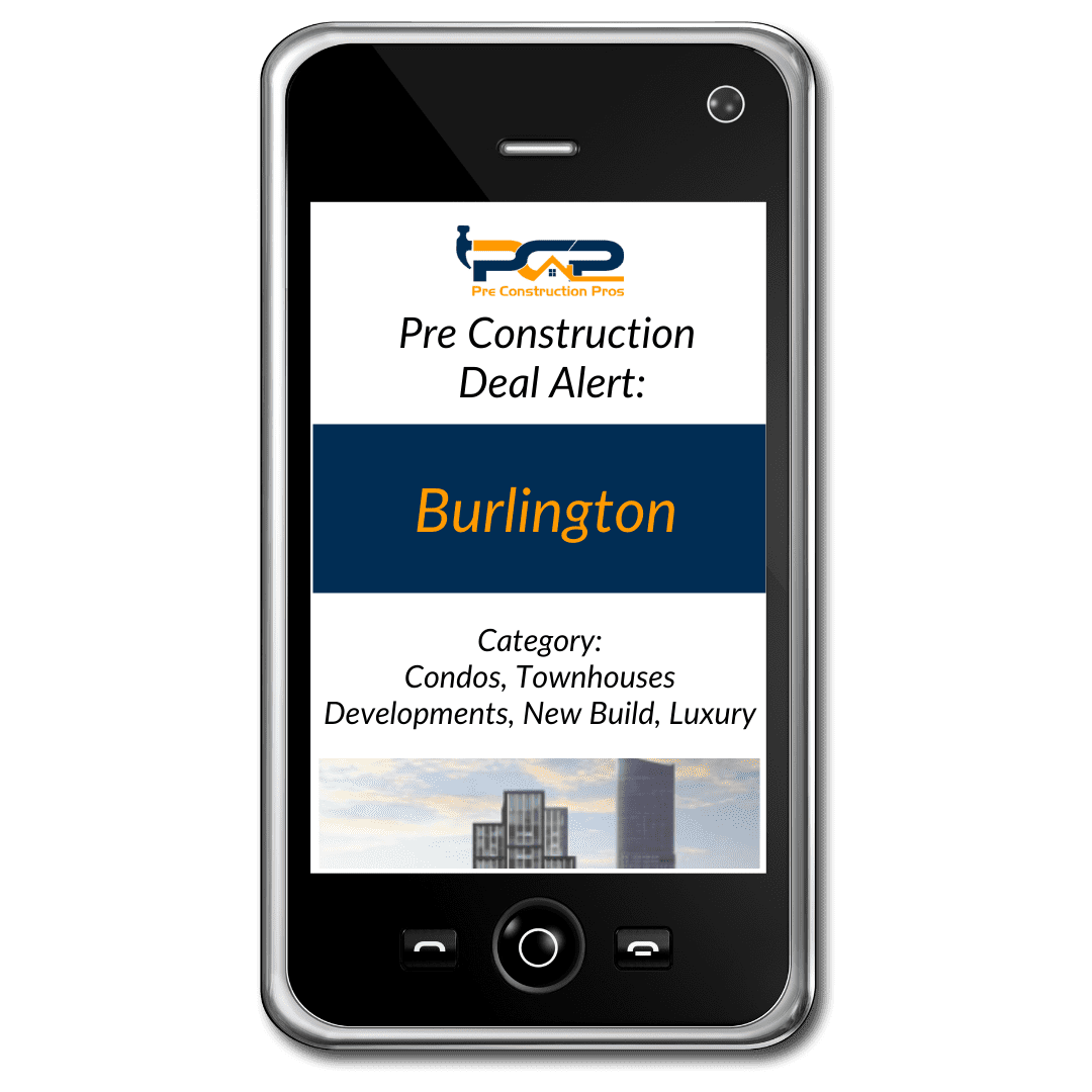 Burlington Pre Construction Condos & Townhouses For Sale